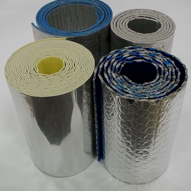 Raw Rolls Al+Woven+XPE+Woven+Al Foil Film For Heat Insulation In Packaging - PAIDU