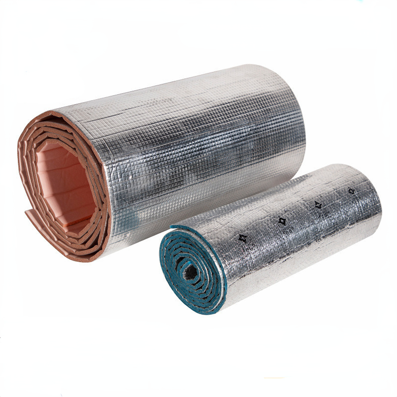 XPE Foam Insulation Thermal Closed Cell Sound Heatproofing Roll Aluminum Foil Composite With Adhesive Coating Customized - PAIDU